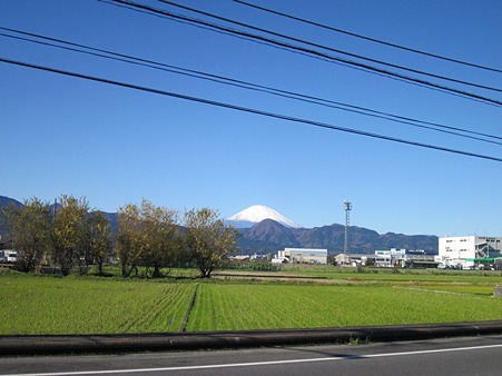 松田あたりの富士山