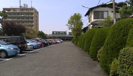 広い駐車場@森ノ珈琲店