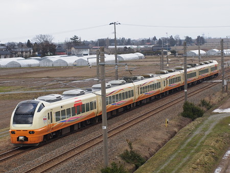E653系特急いなほ 羽越本線藤島~西袋03