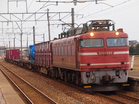 EF81貨物 羽越本線西袋駅02