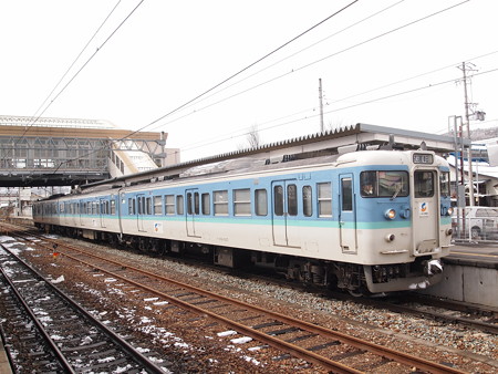 115系試運転 信越本線豊野駅02