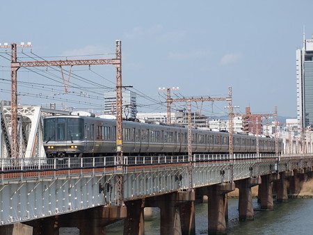 223系新快速 東海道本線新大阪~大阪01