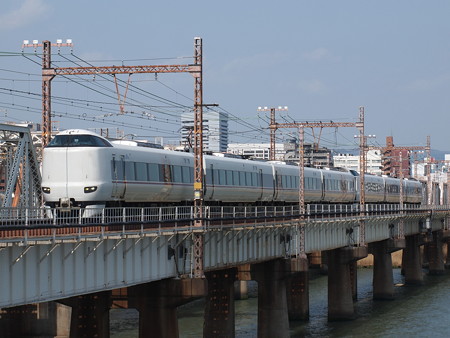 287系特急こうのとり 東海道本線新大阪~大阪