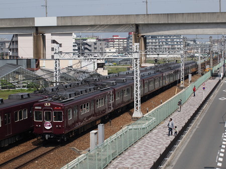 阪急2300系ラストラン 阪急京都線茨木市~南茨木02