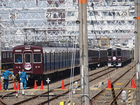 阪急2300系ラストラン 阪急京都線正雀駅02