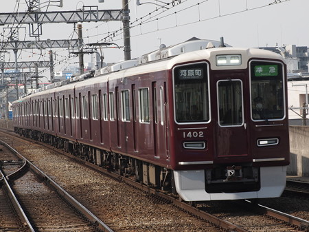 阪急1300系準急 阪急京都線茨木市駅