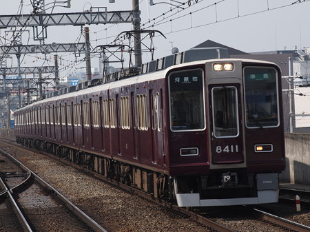 阪急8300系準急 阪急京都線茨木市駅