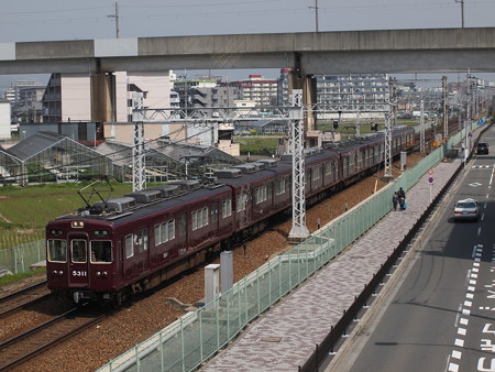 阪急5300系準急 阪急京都線茨木市~南茨木01