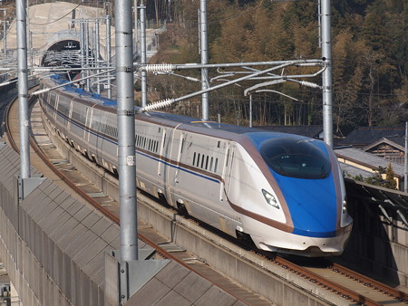 E7系つるぎ 北陸新幹線新高岡~金沢