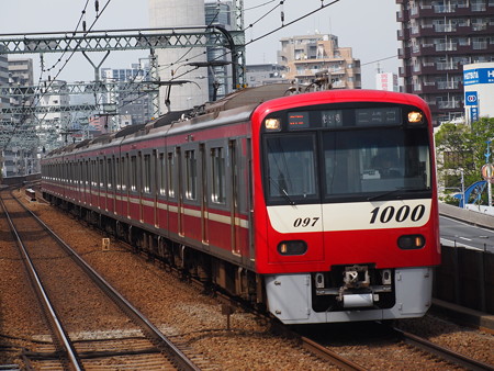 京急新1000形快特 京急本線青物横丁駅