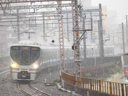 225系関空・紀州路快速 大阪環状線芦原橋駅