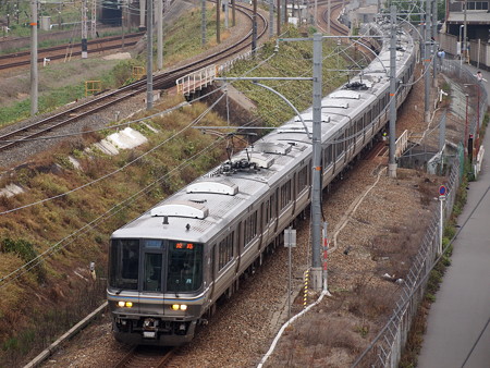 223系新快速 東海道本線塚本~尼崎03