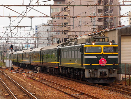 EF81 寝台特急トワイライトエクスプレス 東海道本線彦根駅
