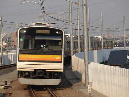 205系普通 南武線南多摩駅02