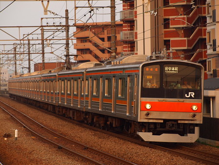 205系普通 武蔵野線新座駅01