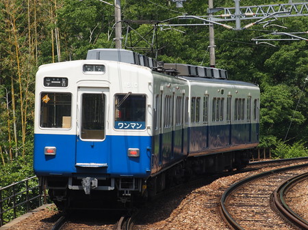 能勢電1500系普通 妙見線山下駅04