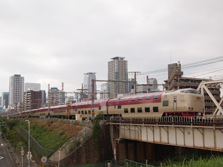285系サンライズエクスプレス 東海道本線新大阪~大阪02