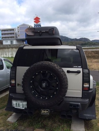 ルーフボックス　装着　後