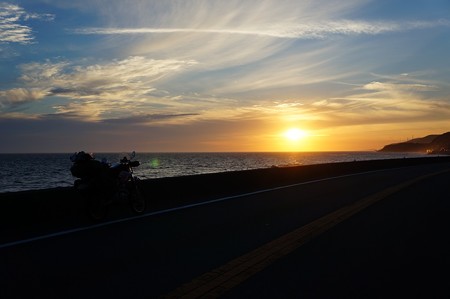 旅の夕焼け