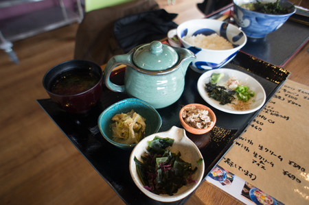 お茶漬けセット。