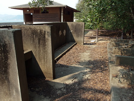 大久野島 毒ガス工場時代トイレ跡