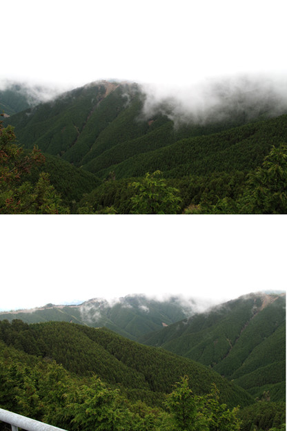 IMG_9398ごまさんスカイタワーより 雲かかる山 写真: IMG_9398ごまさんスカイタワーより 雲かかる山