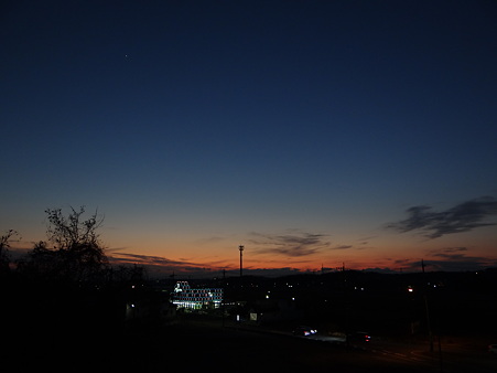 静かな夕景