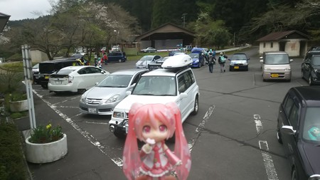 桜ミク:「伊自良湖荘に到着しました。ちょっと本番前に食事ですね」