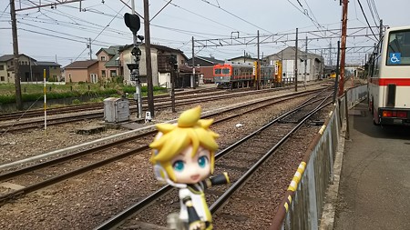レン:「元京王の 7700系が、こんなところにいたよ!」