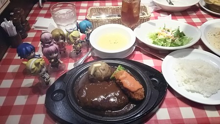 秋葉原のヨドバシ階上のレストランにて夕食なう♪