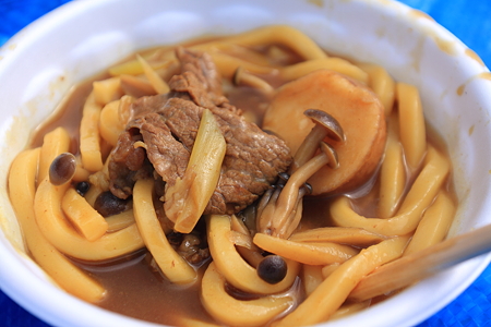 芋煮のシメ　芋煮カレーうどん