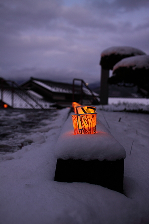 雪灯り