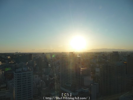 150311-マリンタワー(ダイヤモンド富士) (2)