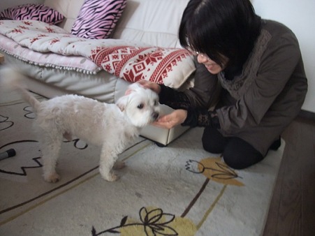 お母さんとご挨拶