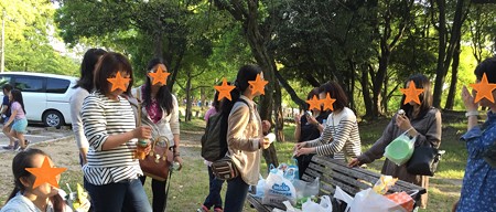 片付け後、みなでむさぼり食う♪