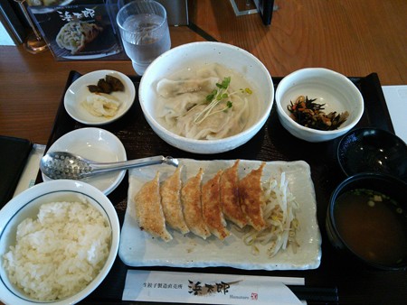 焼・水餃子定食