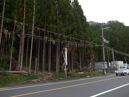 国道168号線・台風12号その後-28
