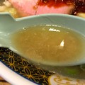 すごい煮干ラーメン・麺カタメ・塩味変更　スープアップ