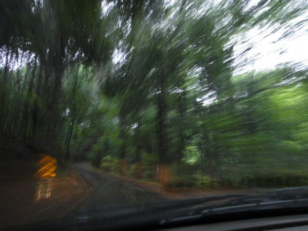 細く、暗い道