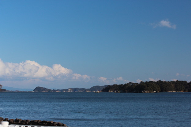 ２４．１．２８松島海岸の海と空